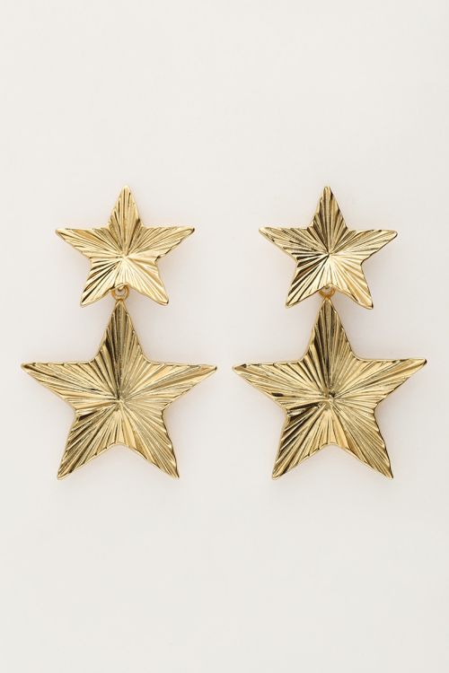 Starry oorhangers met statement sterren
