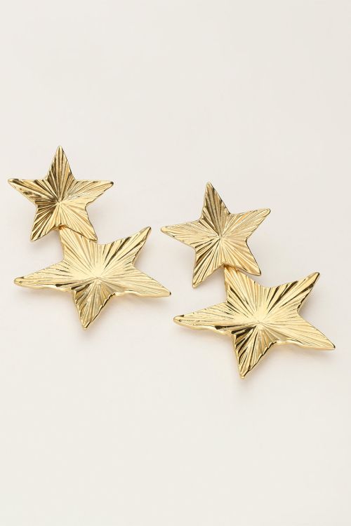 Starry drop earrings with statement stars | My Jewellery