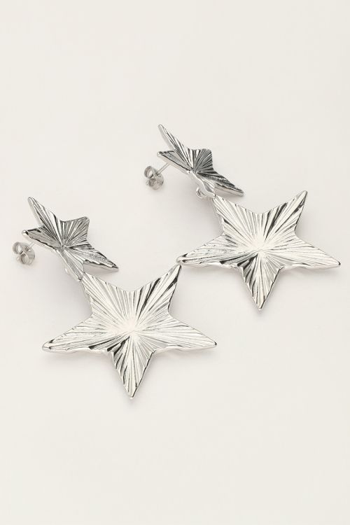 Starry drop earrings with statement stars | My Jewellery