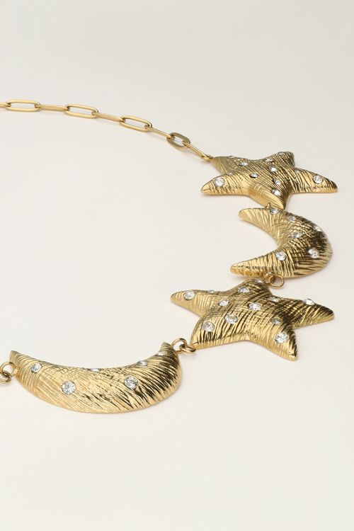 Starry statement necklace with moons & stars | My Jewellery