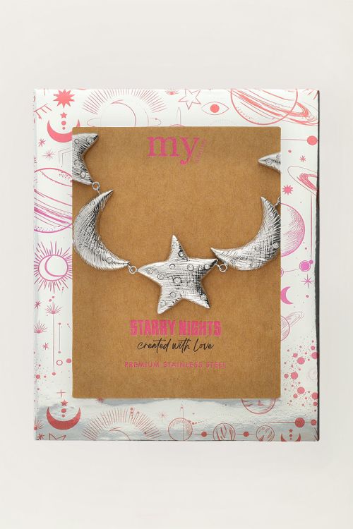 Starry statement necklace with moons & stars | My Jewellery