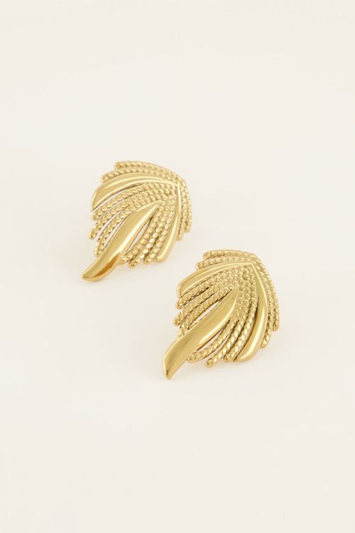 Statement studs met reliëf | My Jewellery