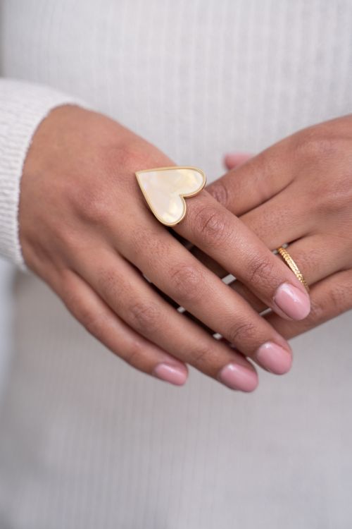 Statement ring with large heart | My Jewellery