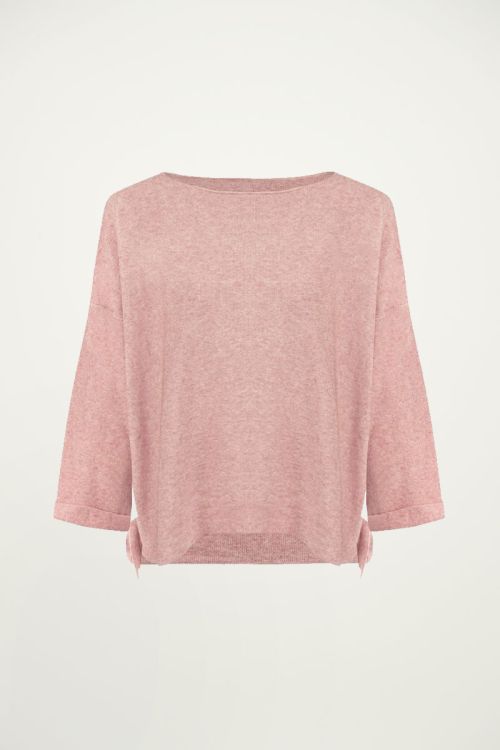 Oversized trui met strik roze, Truien My Jewellery