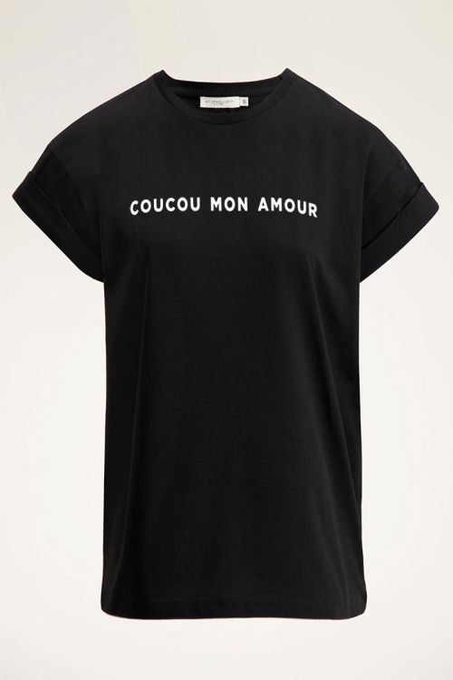 Zwart t-shirt | T-shirt met tekst | Basic t-shirt | My Jewellery