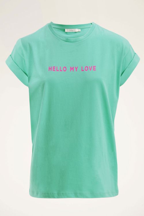 Groen t-shirt have a nice day | My Jewellery
