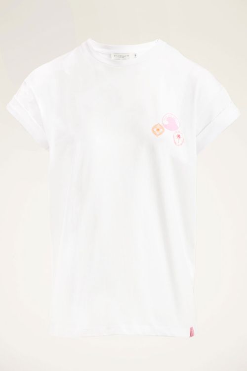 Wit shirt sunny backprint | Zomers t-shirt My Jewellery