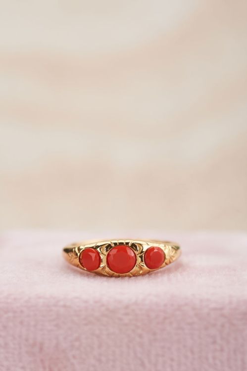 Triple cranberry ring| My Jewellery
