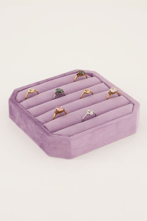 Vintage paarse ringen display | My Jewellery