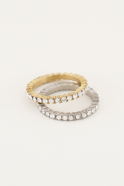 Vintage ring kristal