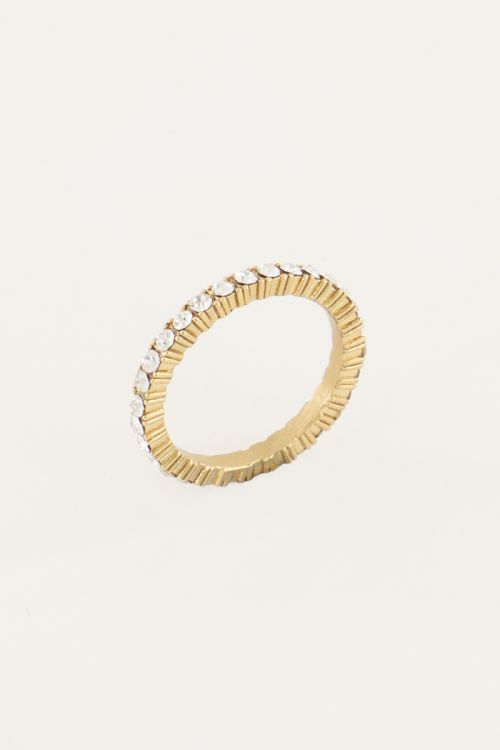Vintage ring kristal