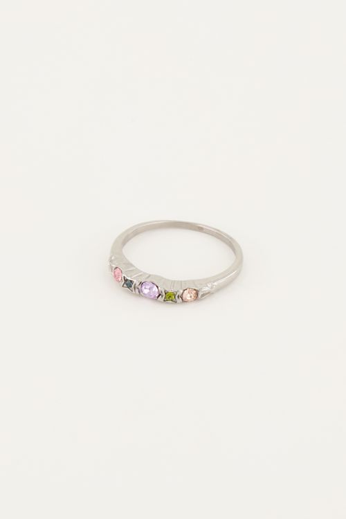 Vintage klassieke ring pastel