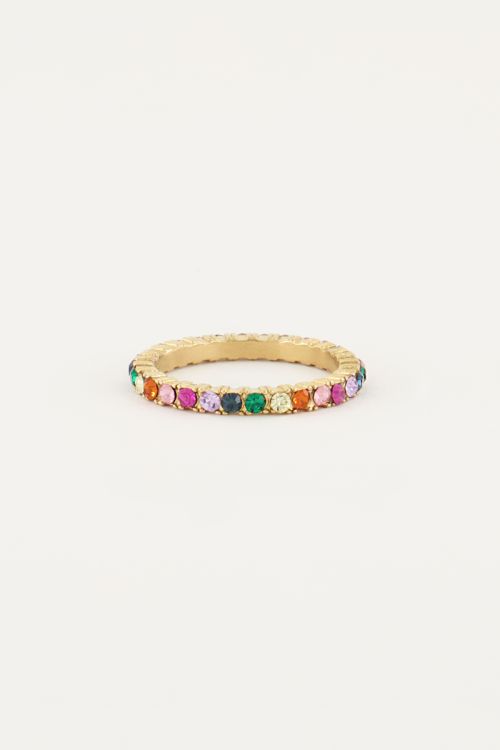 Vintage ring mutikleur