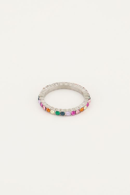 Vintage ring multikleur