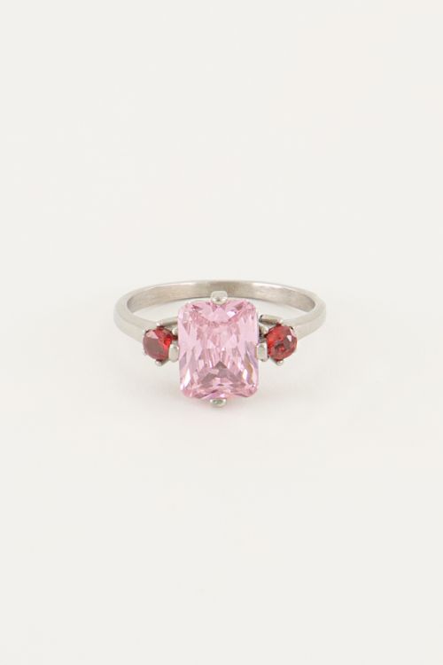 Vintage statement ring kristal