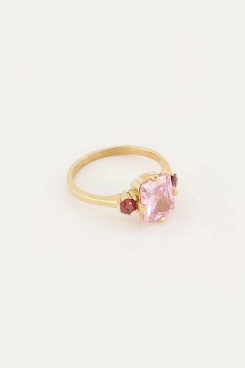 Vintage statement ring kristal