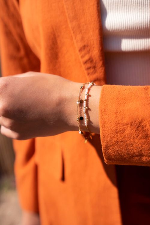 Gezond Goneryl Commissie Vintage armband met parels & bolletjes | My Jewellery