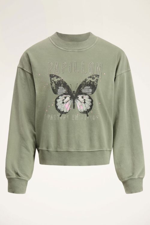 Groene sweater vlinder | My Jewellery