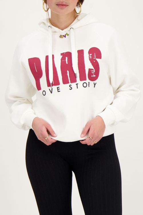 White hoodie Paris love story | My Jewellery