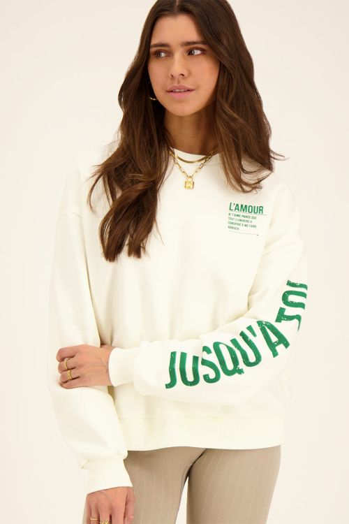 Witte sweater jusqu’a toi | My Jewellery