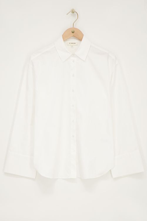 White oversized blouse | My Jewellery