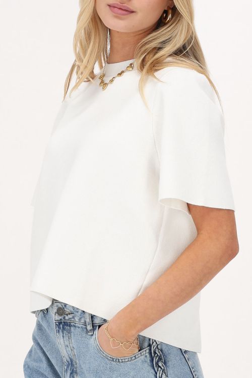 White top with short sleeves & bows | My Jewellery
