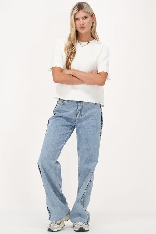 White top with short sleeves & bows | My Jewellery