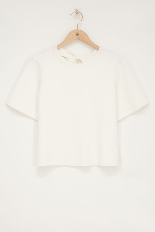White top with short sleeves & bows | My Jewellery