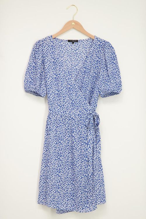 Wikkeljurk bloem blauw