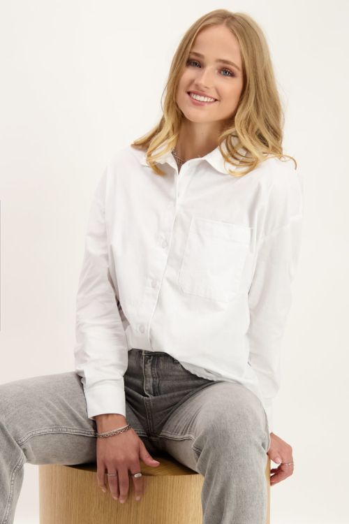 Witte blouse
