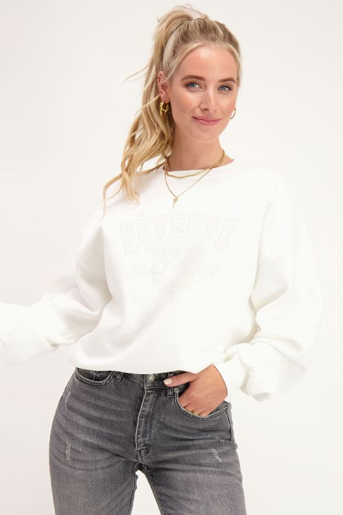 Witte sweater rebelle | Sweater | My Jewellery