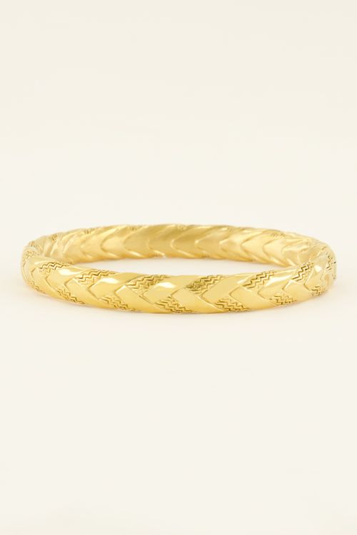 Woven bangle with zigzag pattern | My Jewellery