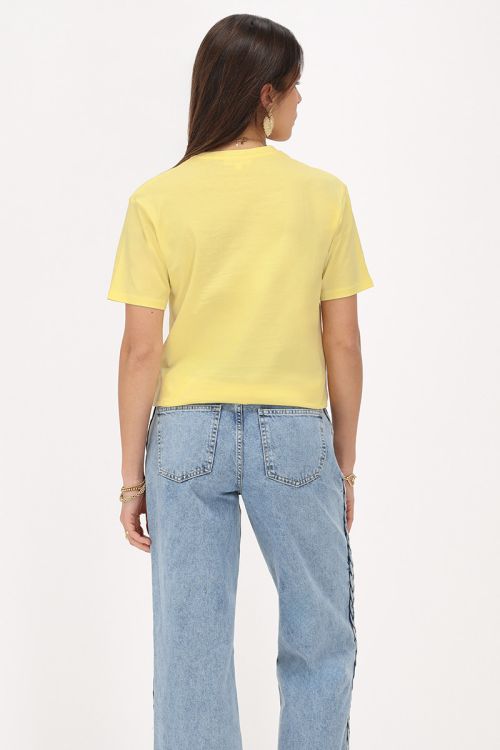 Yellow T-shirt "Rue saint honoré" | My Jewellery