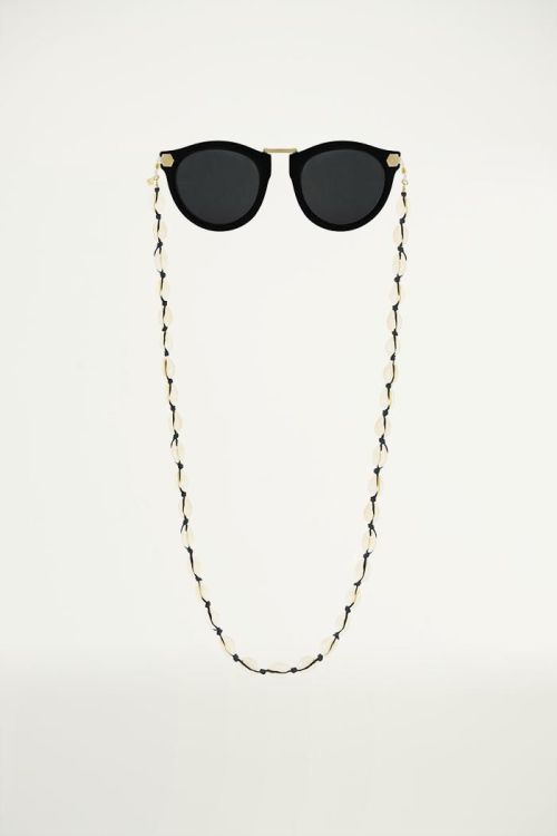 Zonnebrillen koord met schelpen, zonnebrillen touwtje My Jewellery