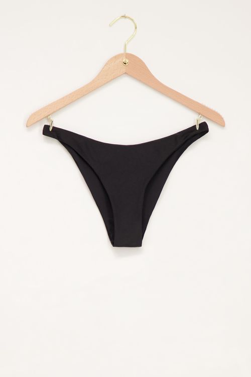 Absorberen Dempsey Anesthesie Zwart bikini broekje met V shape | My Jewellery
