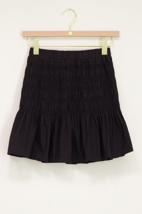 Zwart smock rokje