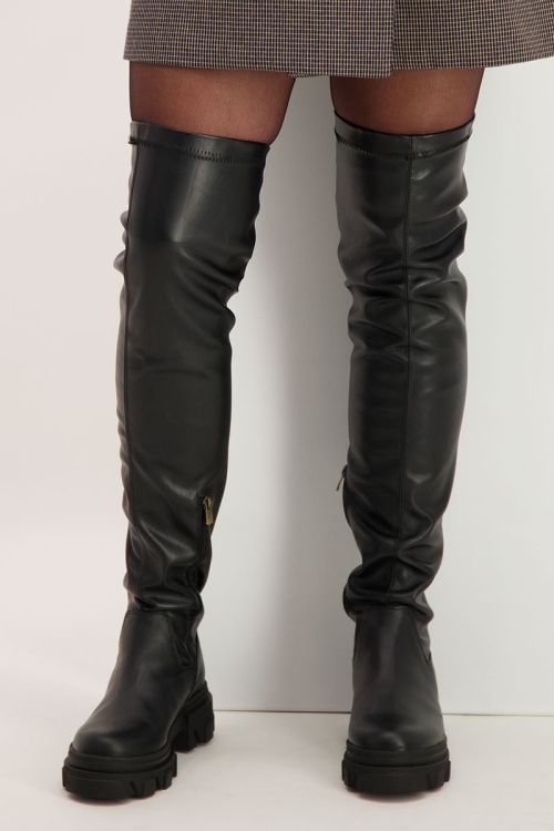 Zwarte overknee boots | Laarzen | My Jewellery