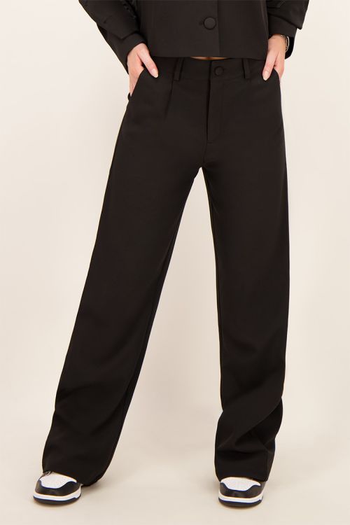 Zwarte straight fit pantalon | My Jewellery