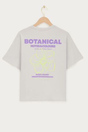 Graues T-Shirt "Botanical"