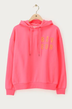 Pinker Hoodie "Rêveur"