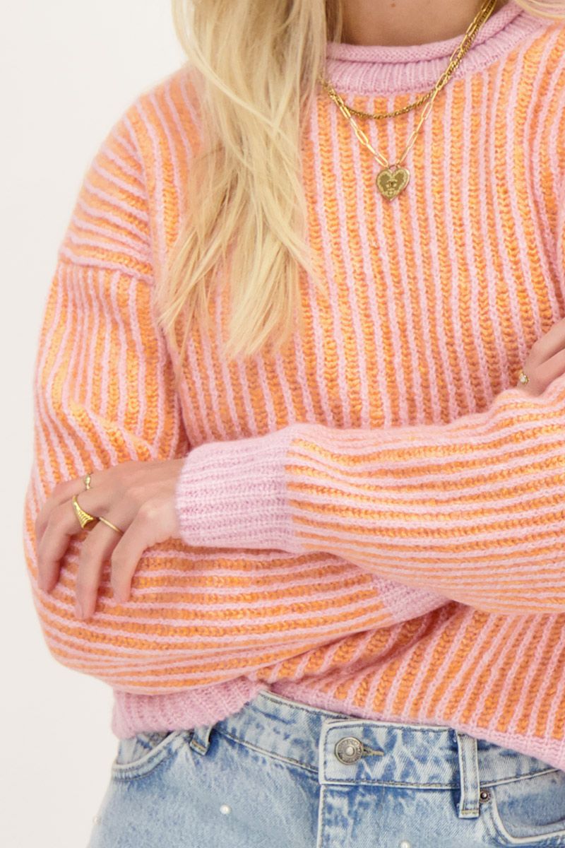 Licht sales oranje trui
