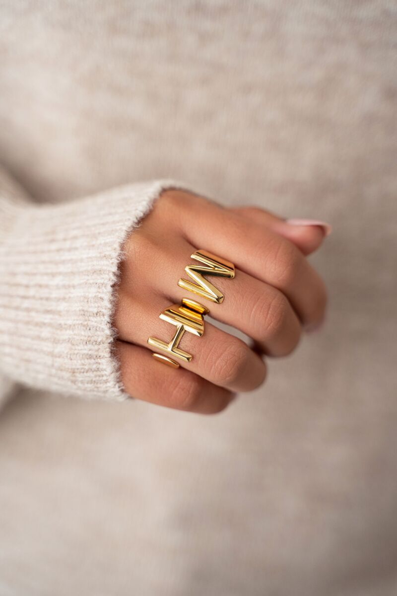 My jewellery hot sale initial ring