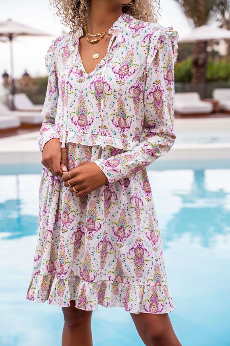 Witte best sale boho jurk