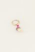 Moments one piece multicolor stone | Oorbellen met steen My Jewellery