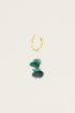 Moments one piece malachite stone | Oorbellen met steen My Jewellery