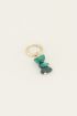Moments one piece malachite stone | Oorbellen met steen My Jewellery