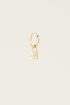 Moments one piece love lock |One piece oorbel bij My Jewellery