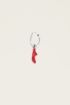 Moments one piece red coral | One piece oorbellen My Jewellery