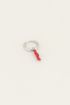 Moments one piece red coral | One piece oorbellen My Jewellery
