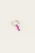 Moments einzelner Ohrring Fuchsia Koralle | Einzelne Ohrringe | My Jewellery